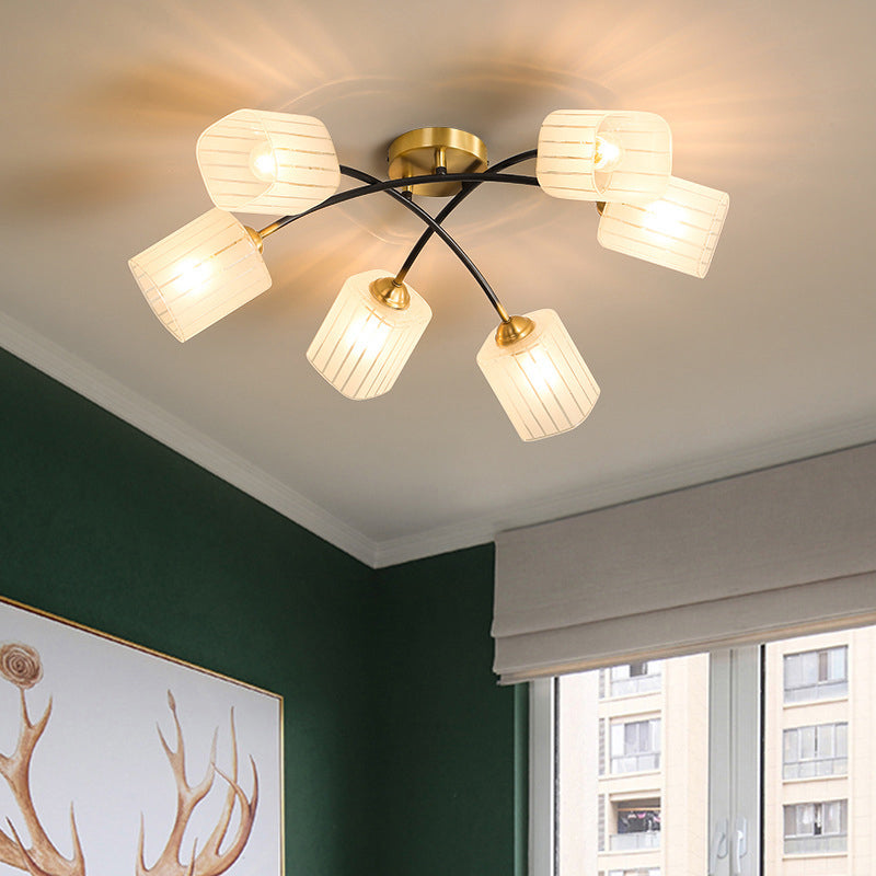 Metal Sputnik Shape Flush Mount Light Modern-Style Multi Lights Flush Ceiling Light