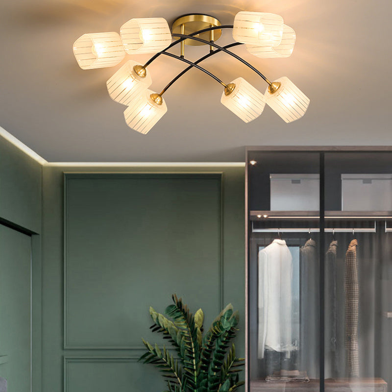 Metal Sputnik Shape Flush Mount Light Modern-Style Multi Lights Flush Ceiling Light
