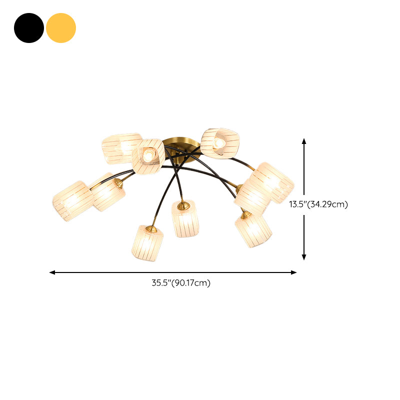 Metal Sputnik Shape Flush Mount Light Modern-Style Multi Lights Flush Ceiling Light