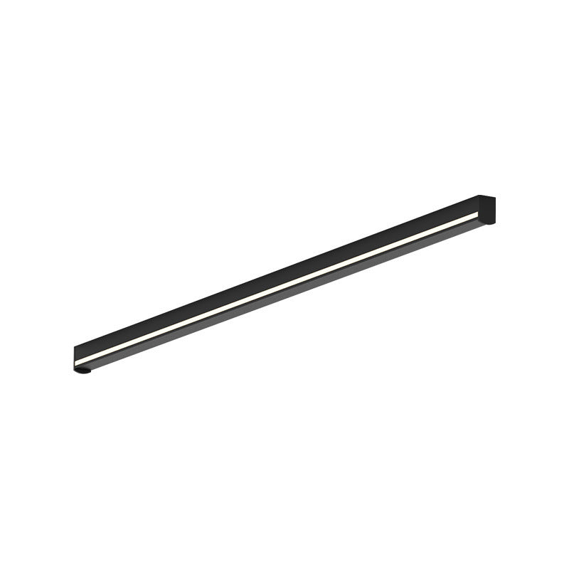 Single Black Modern Wall Mounted Sconce Linear Wall Light for Living Room
