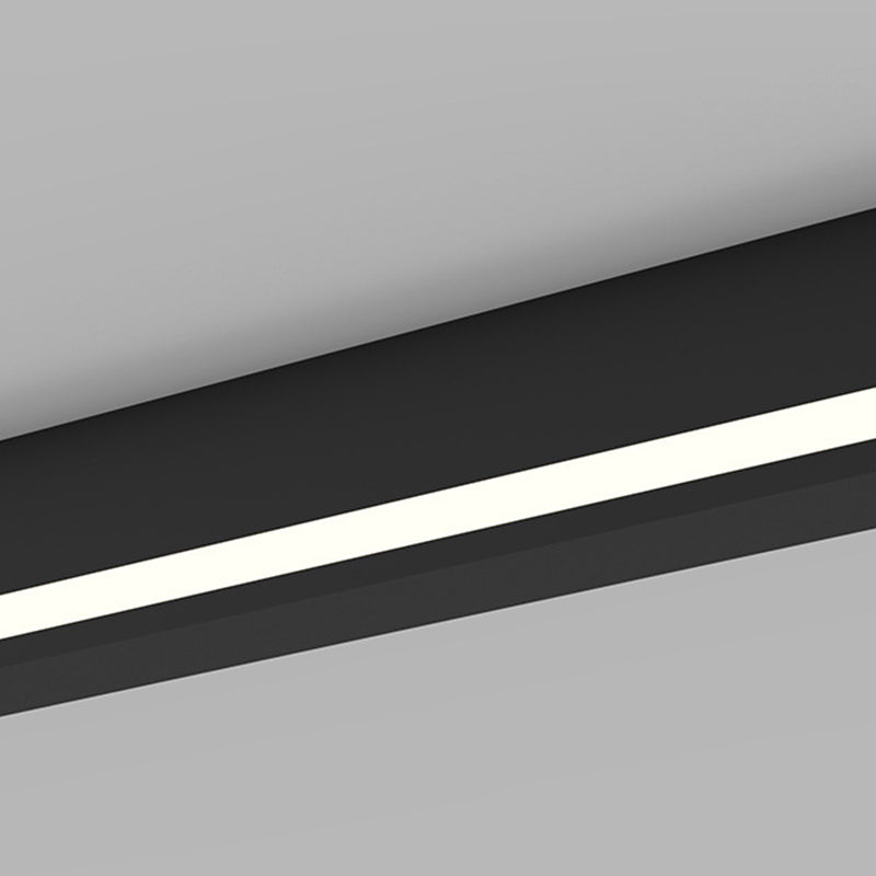 Single Black Modern Wall Mounted Sconce Linear Wall Light for Living Room