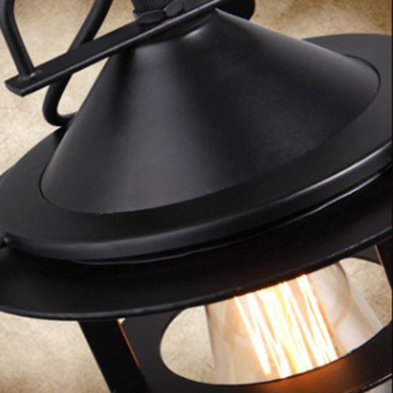 Industrial Wall Light Fixture Metal 1 Light Wall Mounted Lighting for Living Room