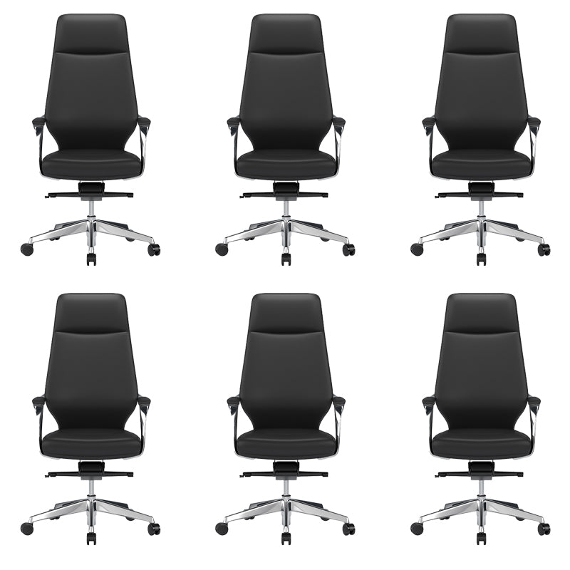 Modern Swivel Executive Chair Padded Arms Managers Chair for Office