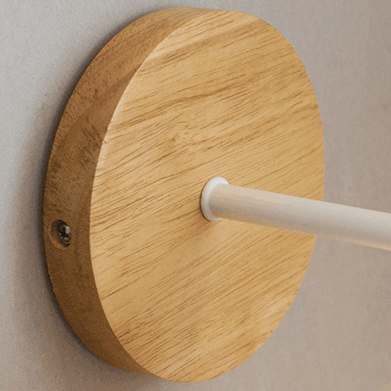 Contemporary Wall Light Simple Wooden Wall Light Sconce for Living Room