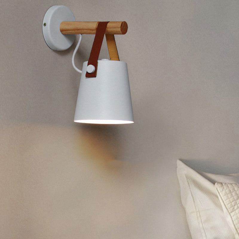 Contemporary Wooden Wall Light Simple Wall Light Sconce for Living Room