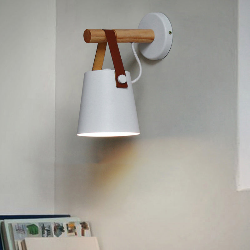 Contemporary Wooden Wall Light Simple Wall Light Sconce for Living Room