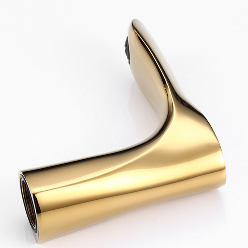5.1" H Brass Basin Lavatory Faucet Double Handles Bathroom Faucet