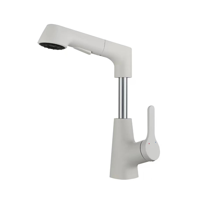 Centerset Sink Faucet Contemporary Pull-out Faucet with Single Handle