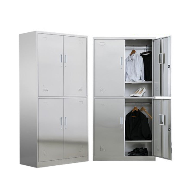 Metal Storage Cabinet for Bathroom Modern Cabinet with Hinged Doors
