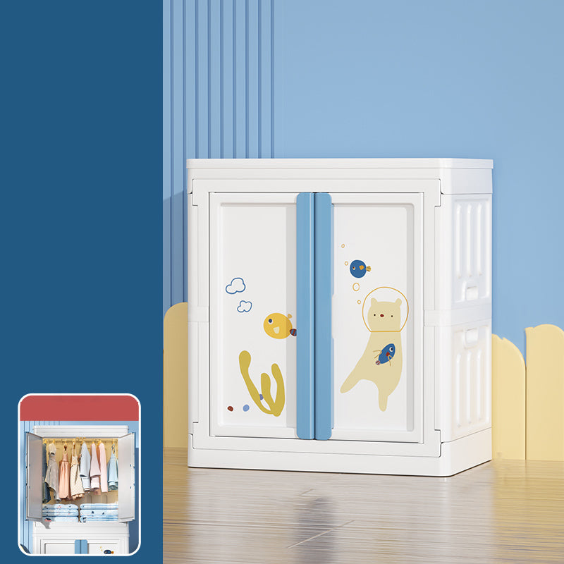 Plastic Bedroom Storage Cabinet Contemporary Hinged Door Cabinet