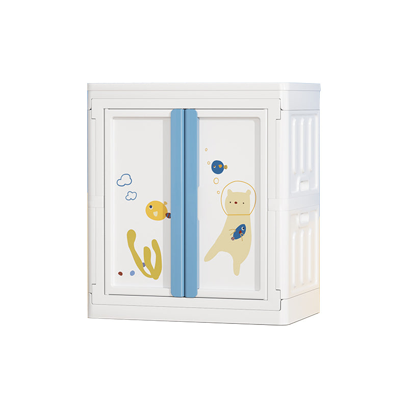 Plastic Bedroom Storage Cabinet Contemporary Hinged Door Cabinet