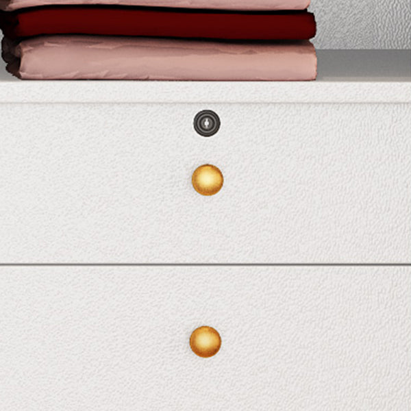 White Engineered Wood Wardrobe Cabinet Contemporary Wardrobe Armoire