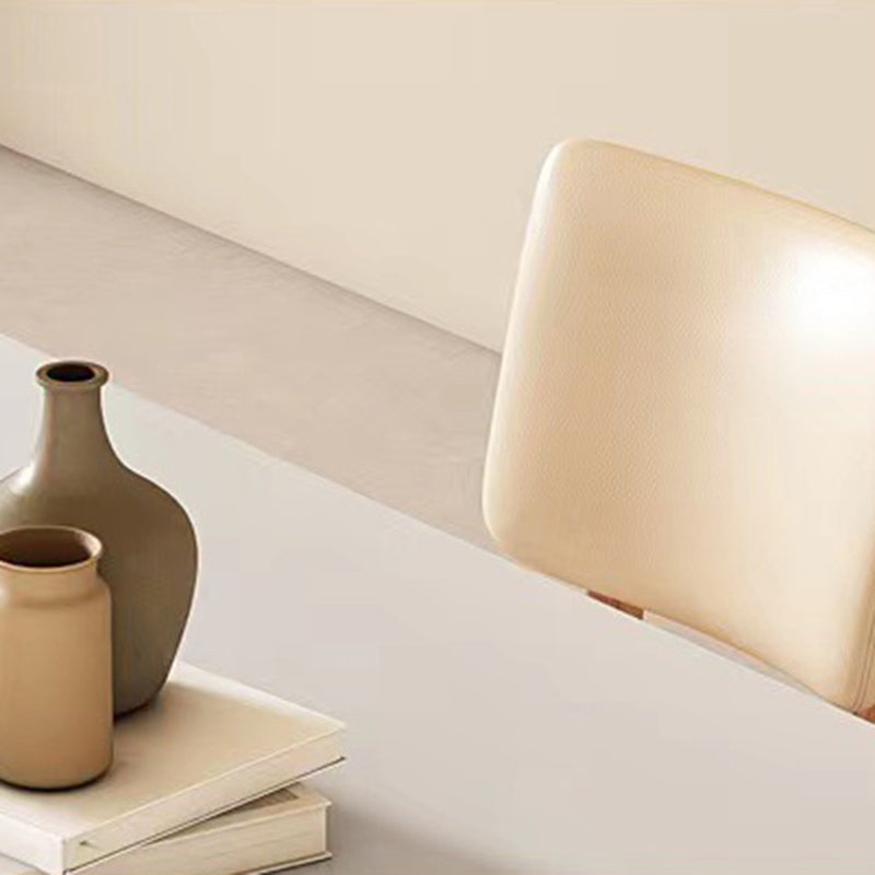 Modern 1/2/5/7 Pieces Dining Furniture Stone Rectangle Dining Chairs Set in White