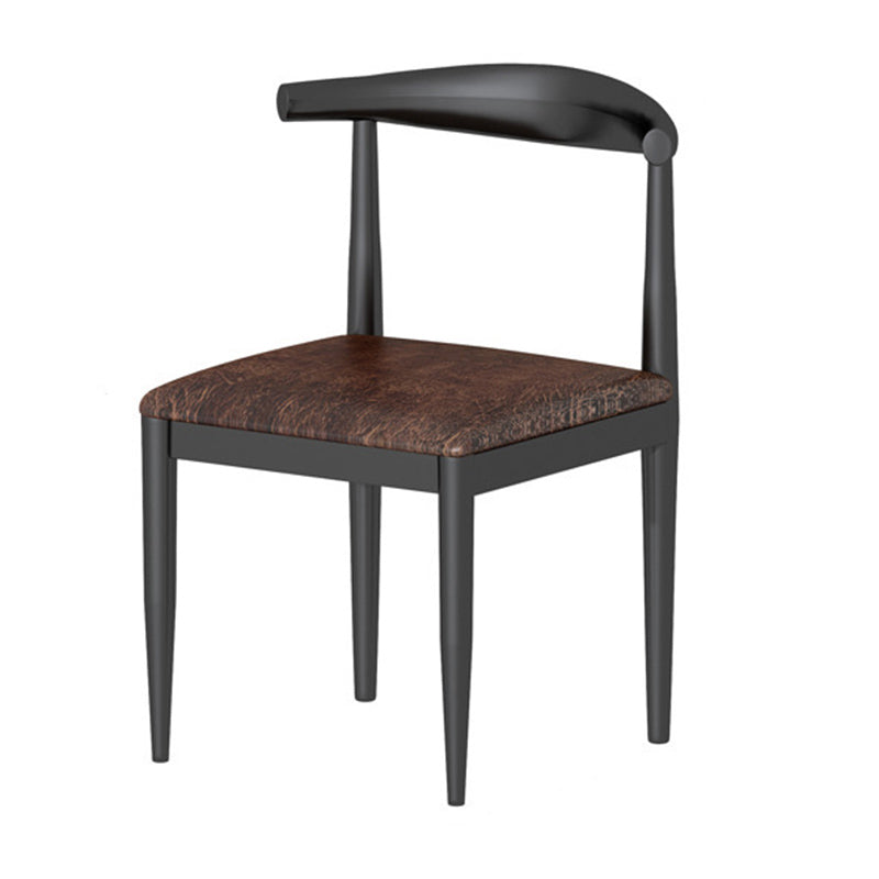 Industrial Dining Set 1/5 Pcs Solid Wood Top Dining Table and Armless Chairs