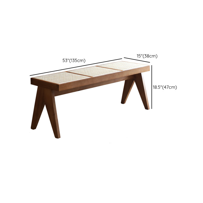 Rectangle Dining Set 1/4/5/6 Pcs  Ash Solid Wood and Rattan Dining Table and Chairs