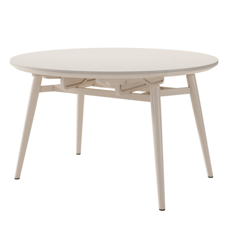 Modern 1/4/5/7 Pieces Dining Chairs Set Stone Round Furniture in White