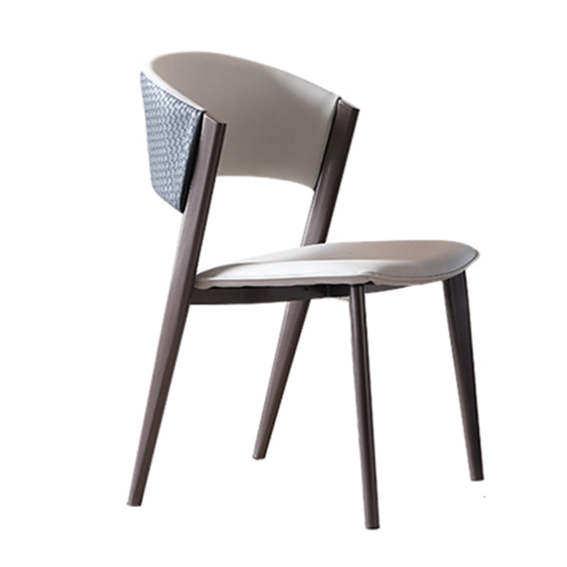 Modern Dining Set 1/5/7 Pcs Rectangle Marble Dining Table with Armless Chairs