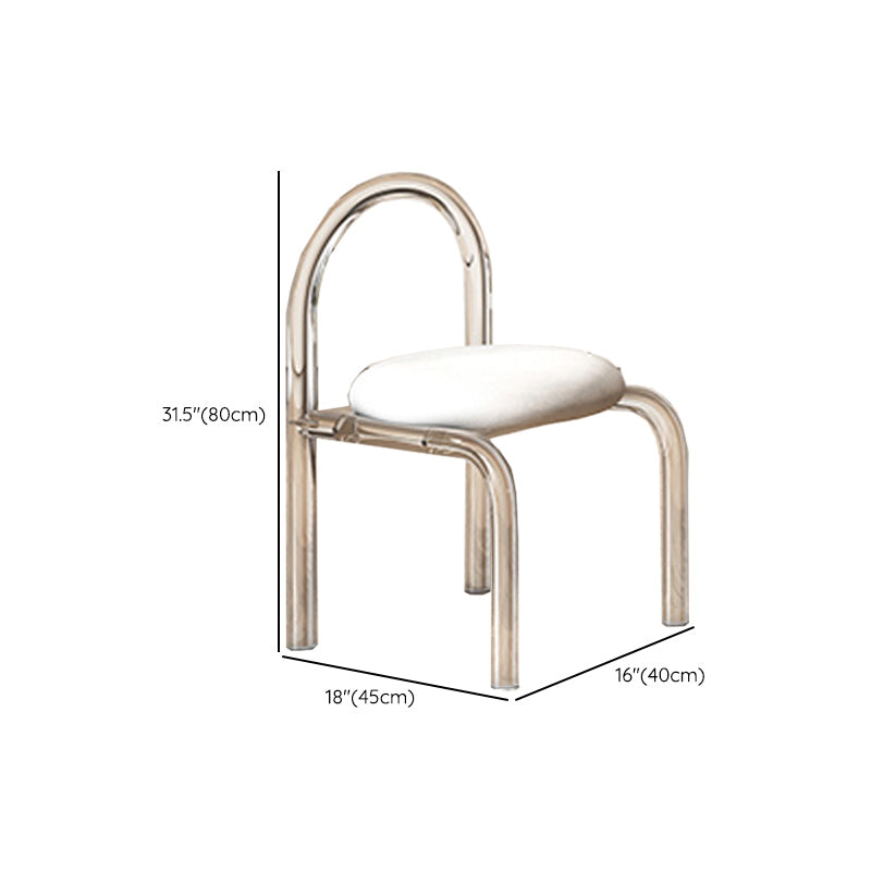 Modern Style 1/2/5/7 Pieces Dining Chairs Set Stone Rectangle Furniture in White