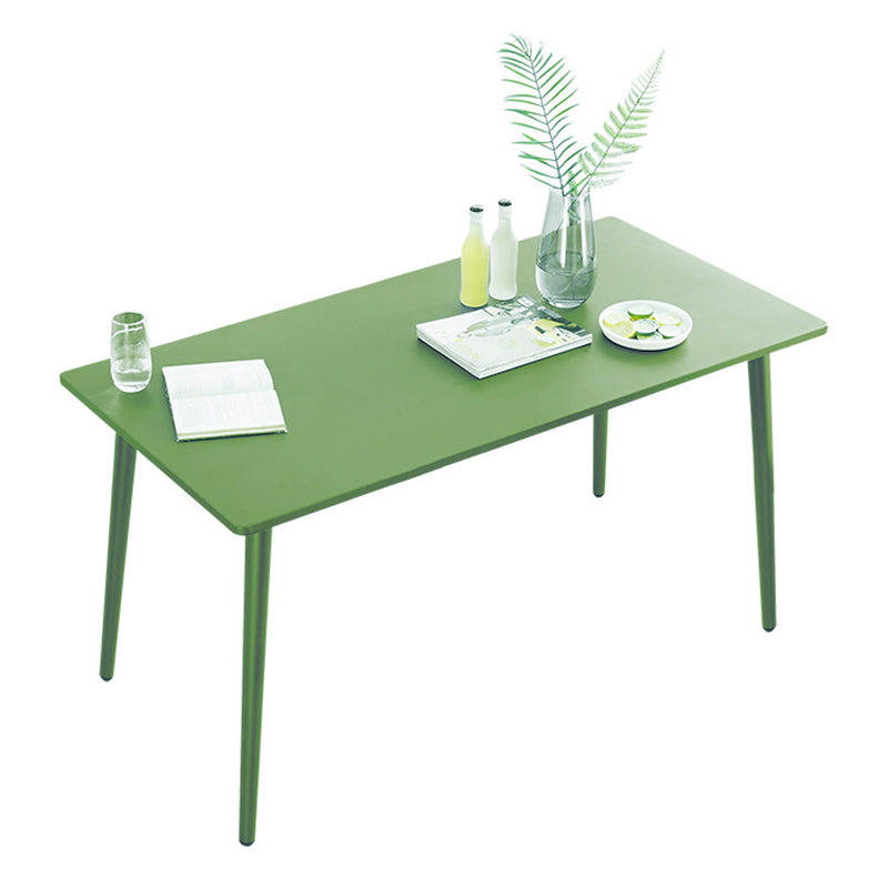 Modern Green Bistro Table Set 1/5/7 Pcs Metal Bistro Set for Small Places
