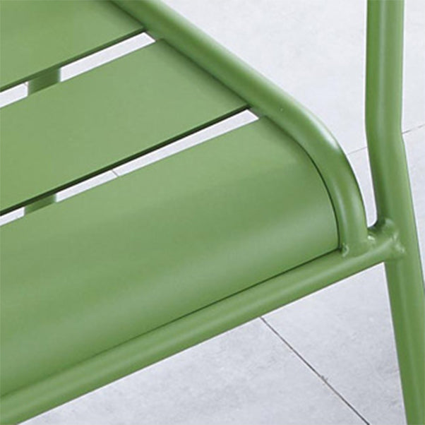 Modern Green Bistro Table Set 1/5/7 Pcs Metal Bistro Set for Small Places