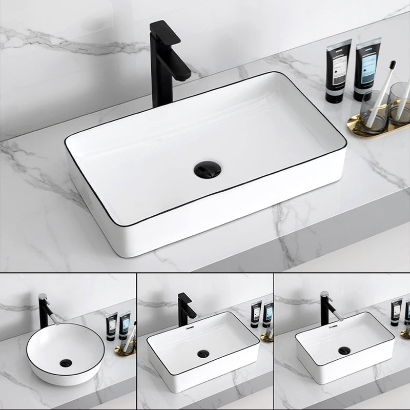 Modern Trough Bathroom Sink Round Trough Bathroom Sink with Basin
