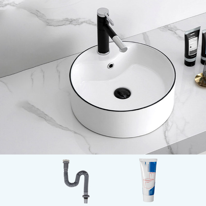 Modern Trough Bathroom Sink Round Trough Bathroom Sink with Basin