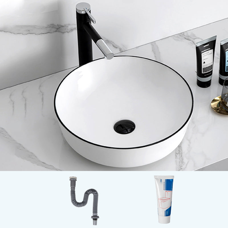 Modern Trough Bathroom Sink Round Trough Bathroom Sink with Basin
