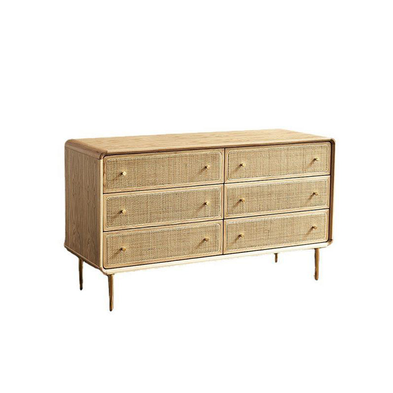 Traditional Storage Chest Dresser Dresser Wooden Chest with Drawers