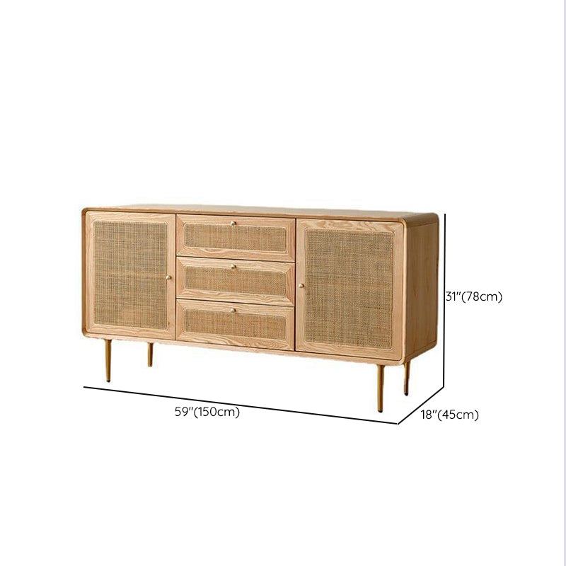 Traditional Storage Chest Dresser Dresser Wooden Chest with Drawers