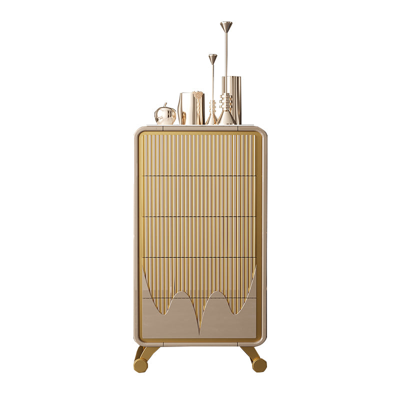 15.6-inch W Classic Glam Storage Chest Stone Storage Chest Dresser