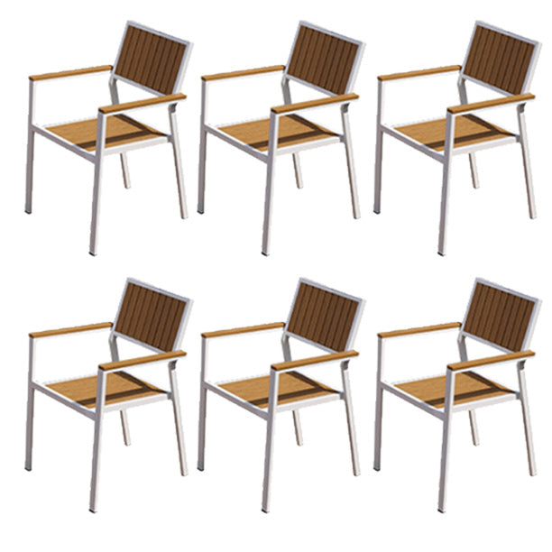 Patio Dining Chair Set of 1/2/4/6/8 Industrial Metal Dining Side Chair