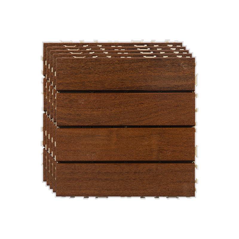 Interlocking Deck Tiles Wood Deck Flooring Tiles for Outdoor Patio