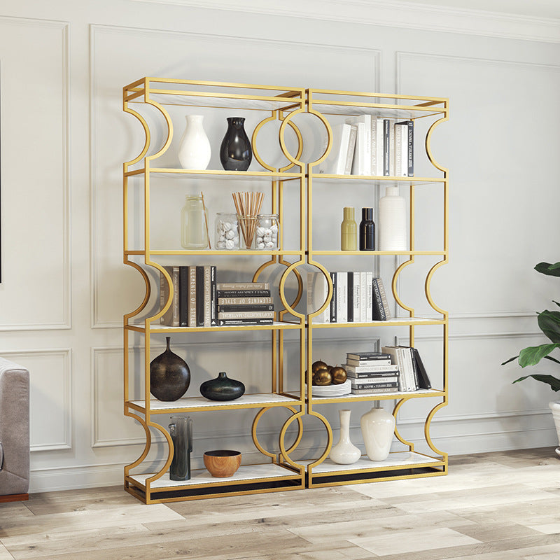 Urban Shelf Bookcase Metal Vertical Bookshelf for Study Room