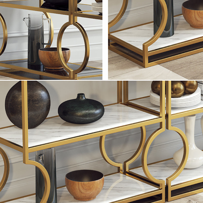 Urban Shelf Bookcase Metal Vertical Bookshelf for Study Room