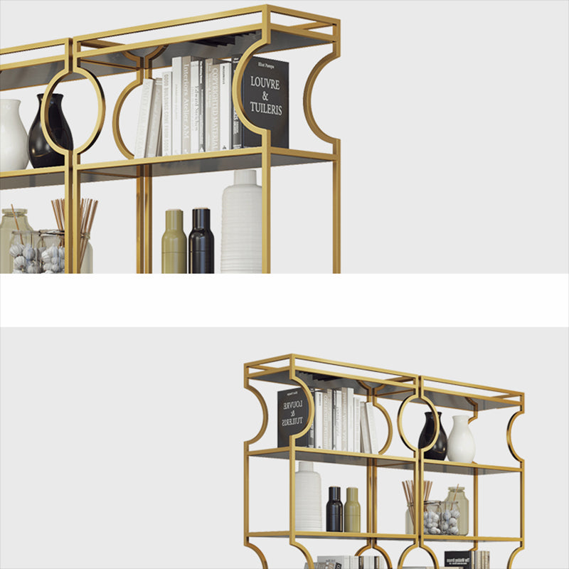Urban Shelf Bookcase Metal Vertical Bookshelf for Study Room