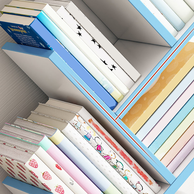 Modern Bookshelf Open Back Engineered Wood Bookcase for Study Room