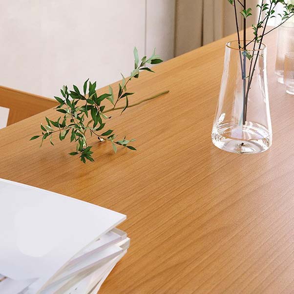 Industrial Double Pedestal Dining Table Pine Wood Table for Dining Room