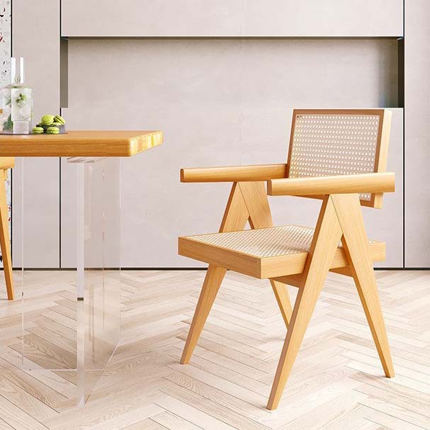 Industrial Double Pedestal Dining Table Pine Wood Table for Dining Room