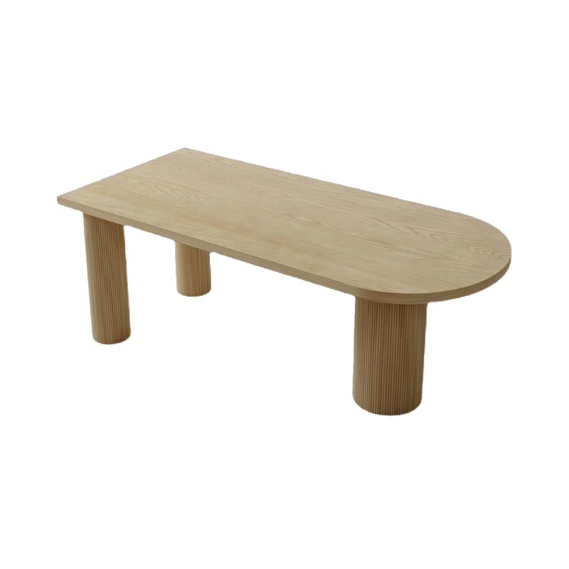 Modern Pine Wood Dining Table with 3 Legs Table for Dining Room