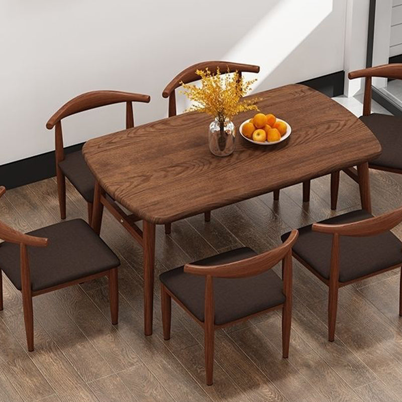 Nordic Style Dining Table Rectangle Dining Table for Home Use