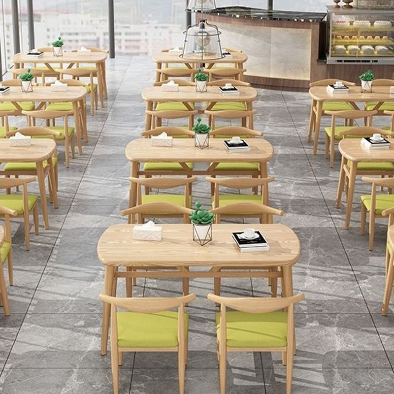 Nordic Style Dining Table Rectangle Dining Table for Home Use