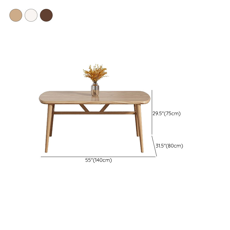 Nordic Style Dining Table Rectangle Dining Table for Home Use