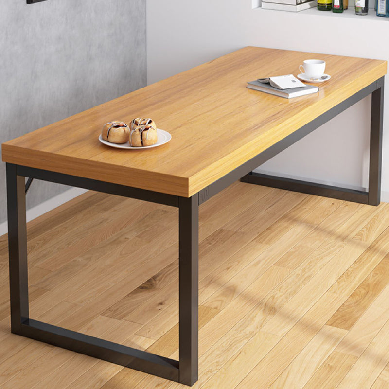 Industrial Style Dining Wood Table Dining Rectangle Table for Home