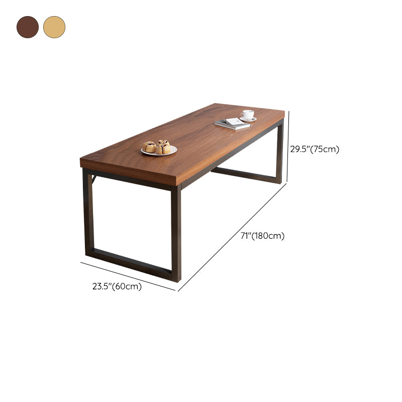 Industrial Style Dining Wood Table Dining Rectangle Table for Home