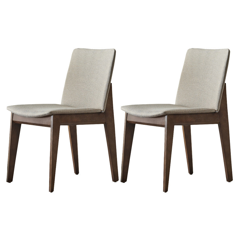 Dining Room Industrial Chair Upholstered Armless Dining Chairs