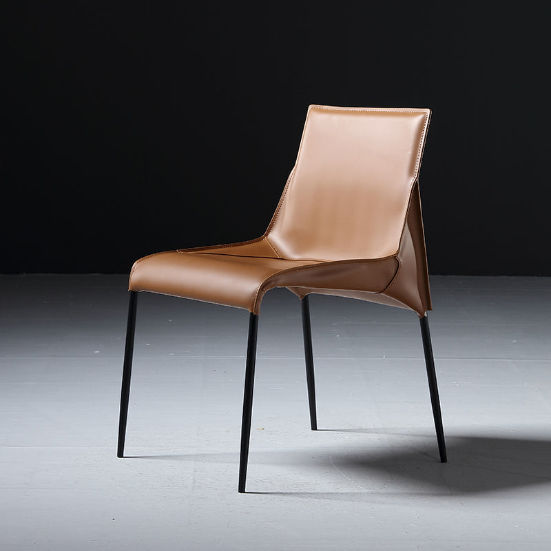 PU Leather Industrial Dining Chairs Kitchen Indoor Parsons Chair