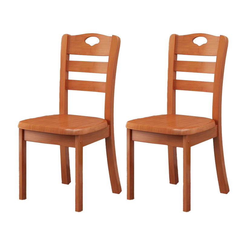 Contemporary Wood Kitchen Dining Side Chair Ladder Back Side Chair