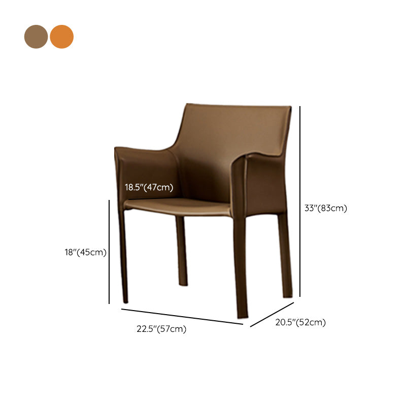 Indoor Dining Side Chair Parsons Metal Legs Dining Room Chair