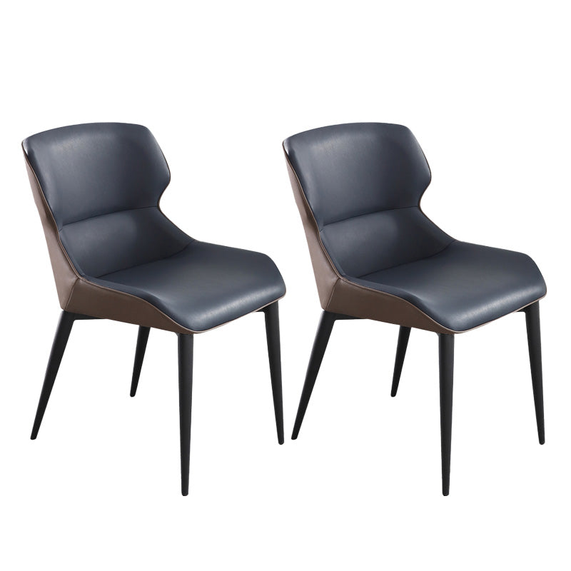 Upholstered Armless Dining Chair Modern Indoor-Outdoor Chair