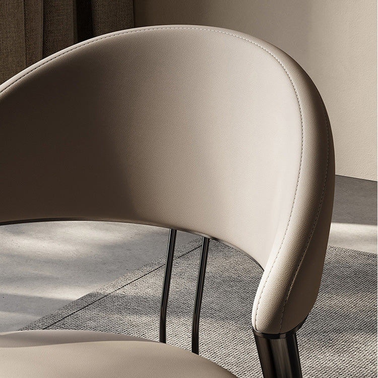 Contemporary Dining Chair Kitchen Open Back Dining Side Chair